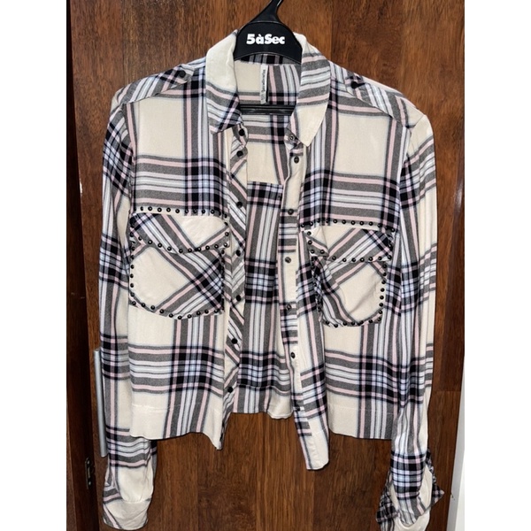 [PRELOVED] Stradivarius Shirt / Kemeja Kotak Kotak