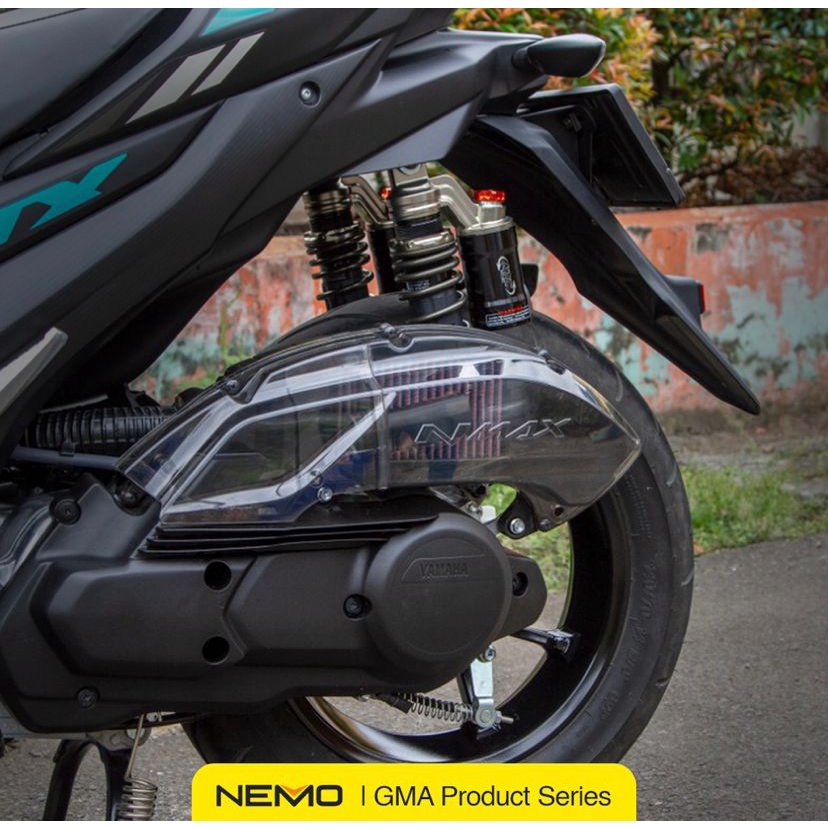 Tutup Hawa Transparant Nemo Yamaha Aerox New Nmax Cover Hawa Original PNP - Charmoto