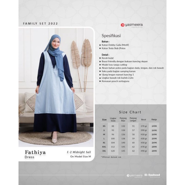 GAMIS KEKINIAN YASMEERA FATHIYA DRESS