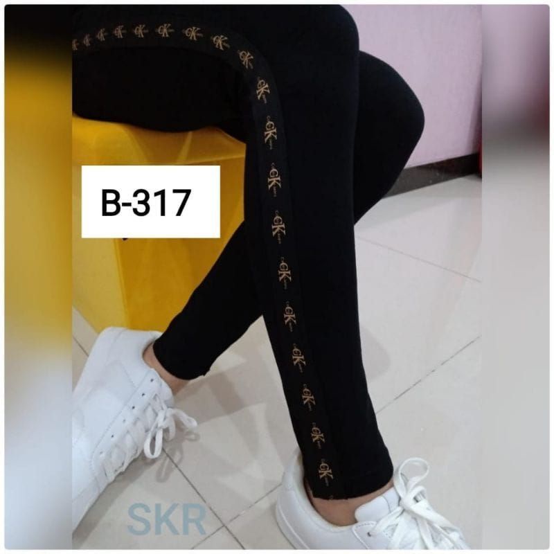 NEW LEGGING IMPORT CK LIST COKLAT/LEGGING IMPORT MURAH