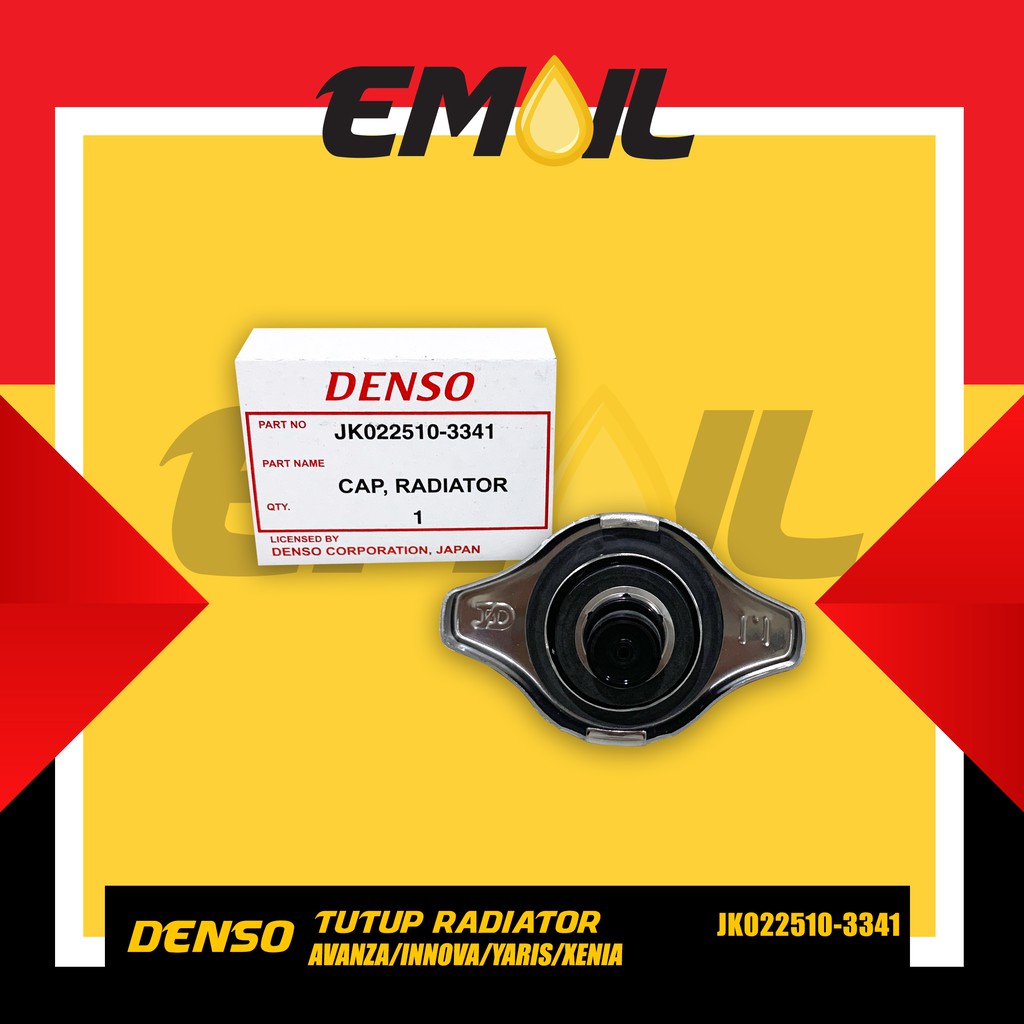 TUTUP RADIATOR 1.1 DENSO AVANZA INNOVA YARIS XENIA ASLI 3341