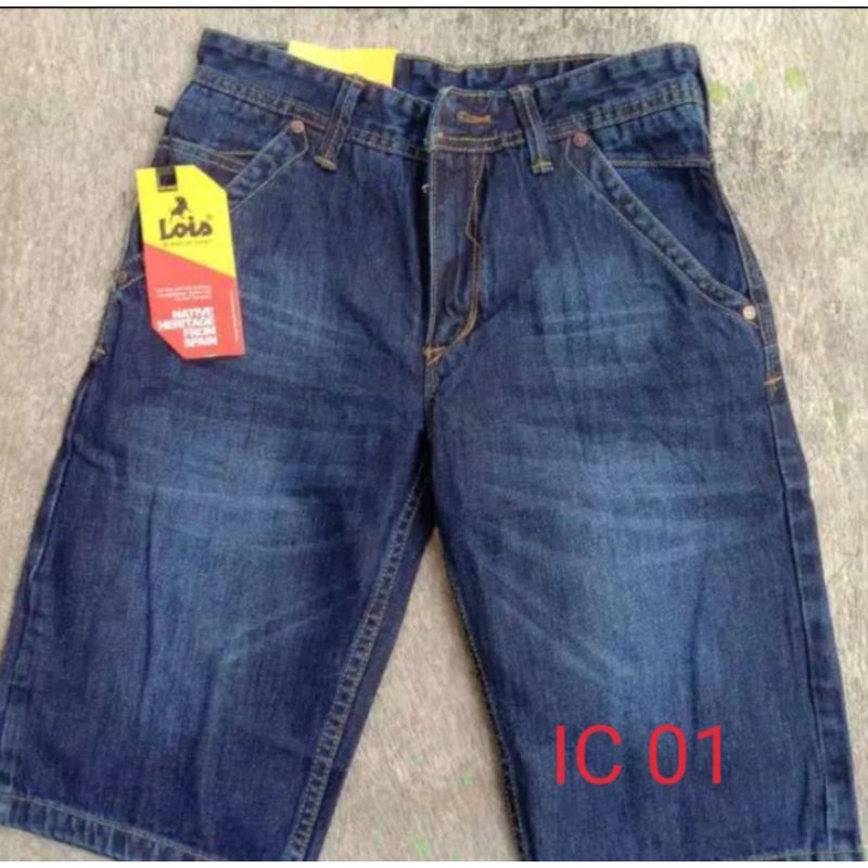 celana jeans pendek pria original / celana pria / jeans pendek pria / jeans lois pendek pria terbaru
