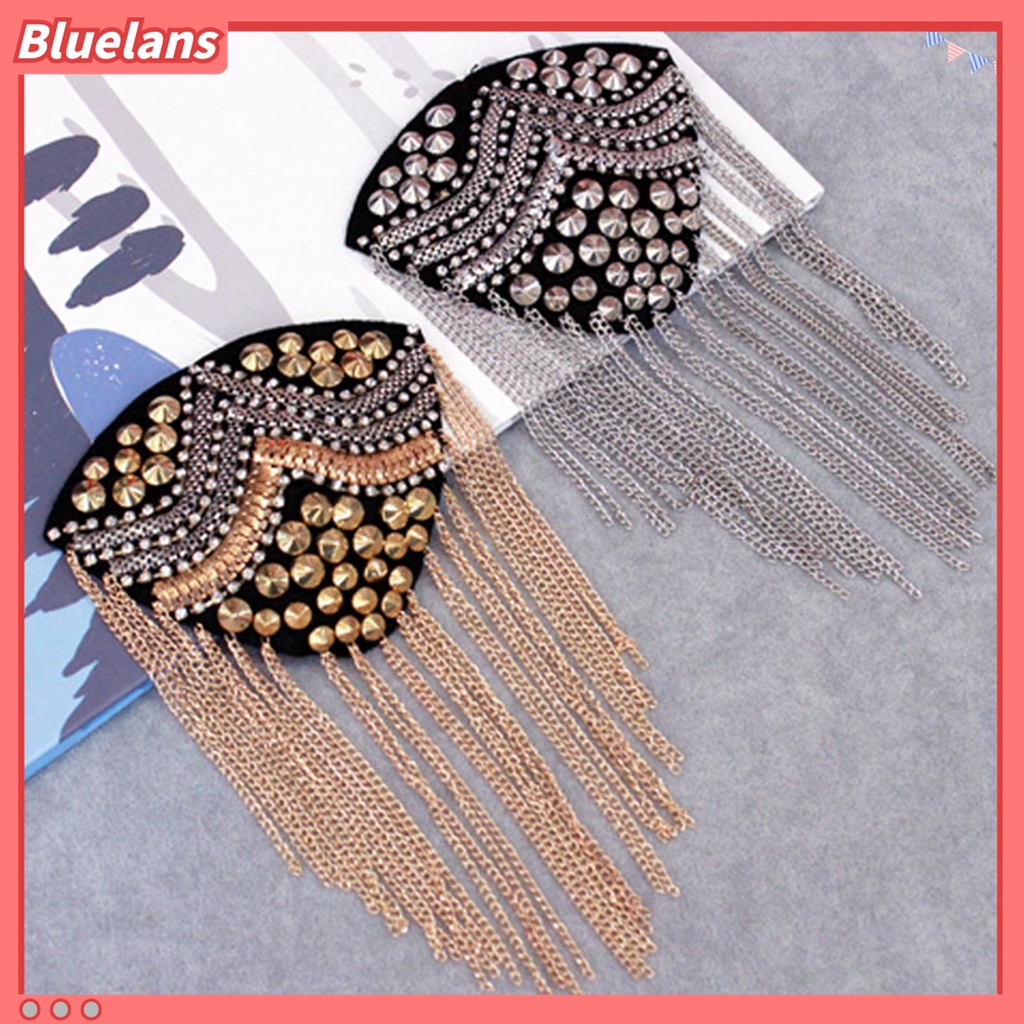 Bros Pin Model Rumbai Aksen Berlian Imitasi Tahan Lama Untuk Dekorasi Pakaian