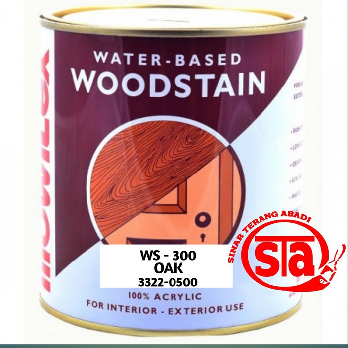Dijual MOWILEX WATER-BASED WOODSTAIN (PELITUR AIR MOWILEX WS-300 OAK Murah