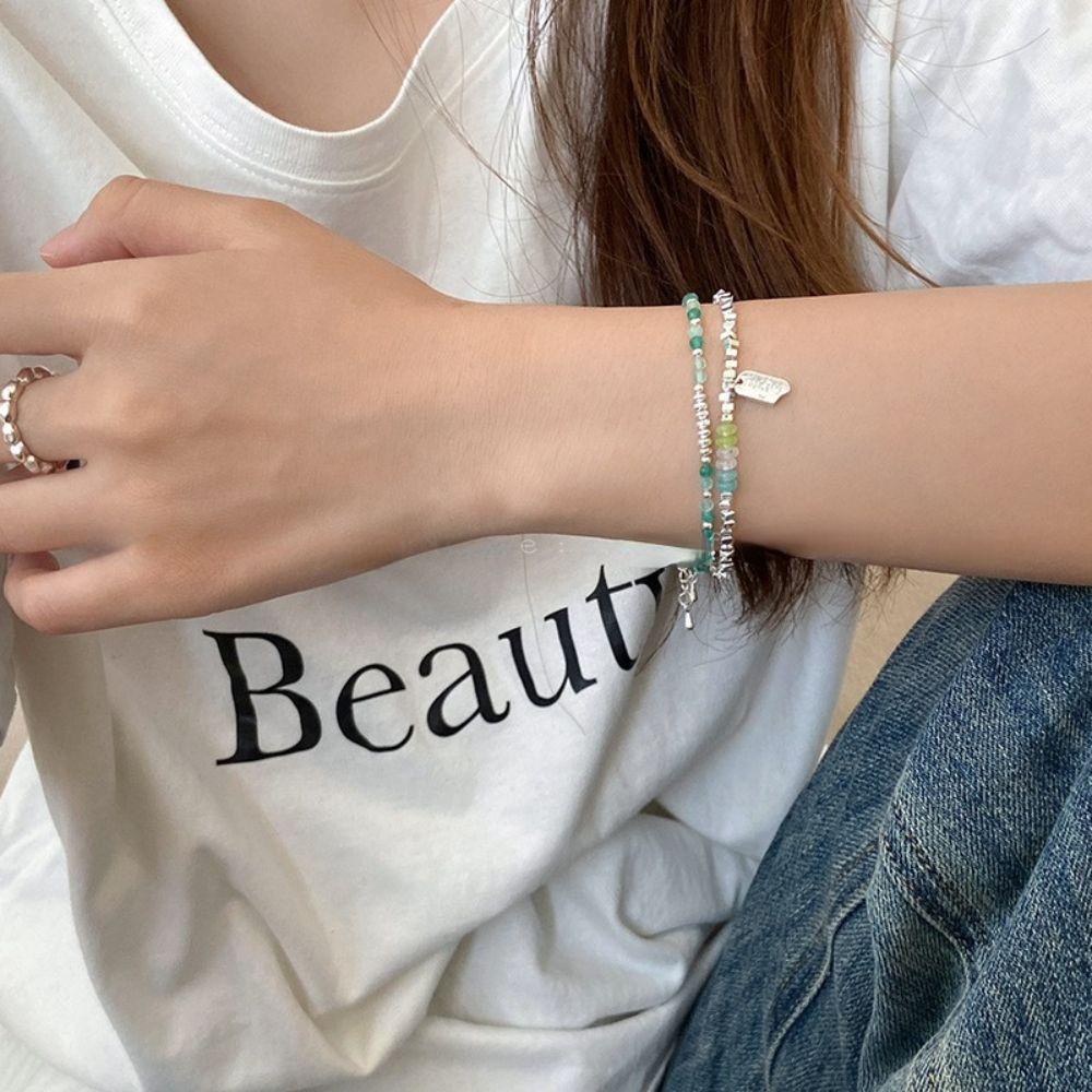 MXBEAUTY Wanita Gelang Pantai Handmade Bohemian Gaya Korea Handmade Perhiasan Pesta