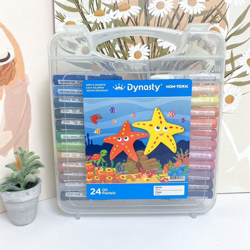 

Crayon Dynasty isi 24 Pcs Warna / Oil Pastel / Krayon Set Dynasty Alat Tulis Non Toxic Menggambar Mewarnai Anak Sekolah Harga Grosir