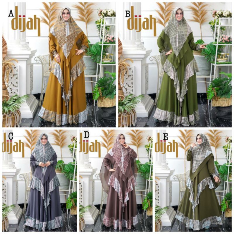 DIJAH 232 gamis syari