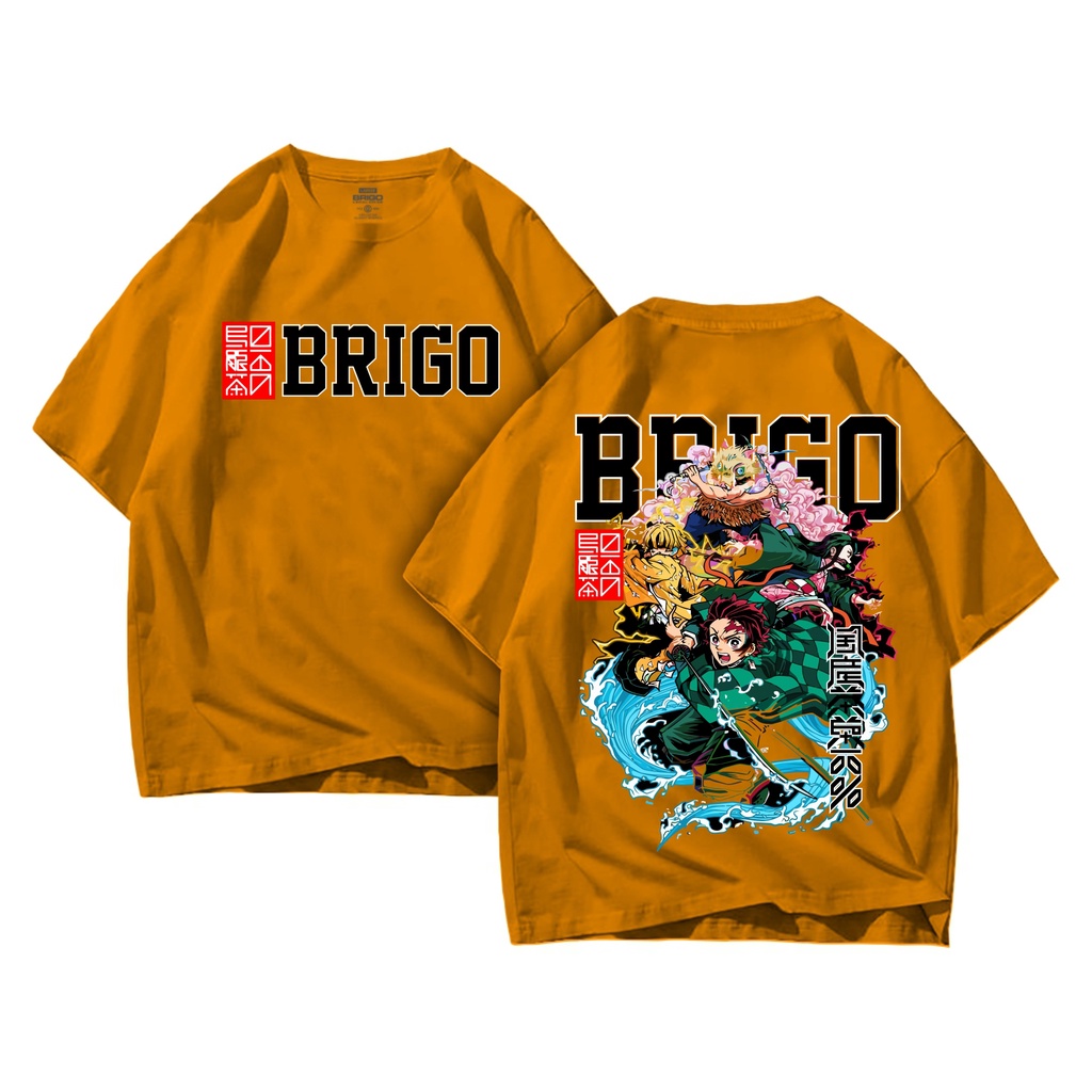 BRIGO Kaos Oversize Anime Baronk II Kaos Jumbo Size Pria &amp; Wanita II Kaos Oversize II Print DTF