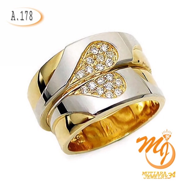 Cicin Kawin & tunangan - cincin couple - cincin muslim - cincin unik - cincin murah - kado - hadiah