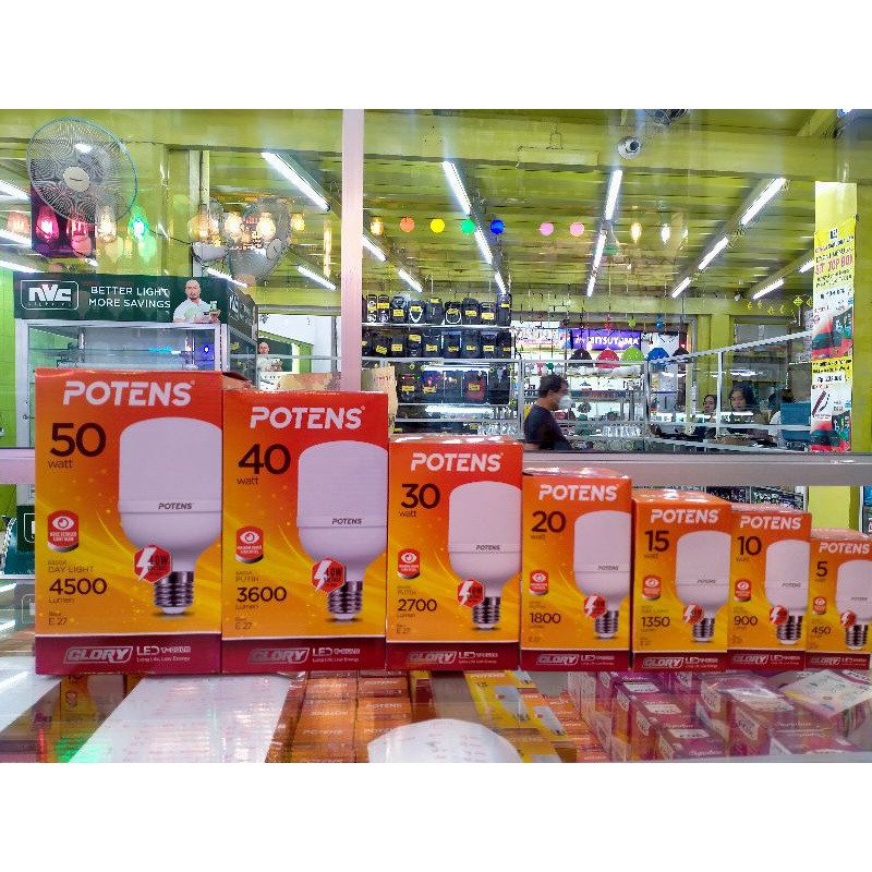 Kapsul T Bulb Potens Glory Lampu Led Potens 5W 10W 15W 20W 30W 40W 50W