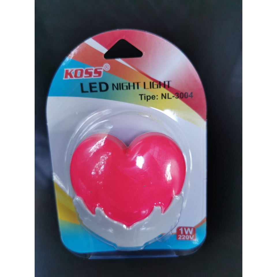 LAMPU TIDUR/MINI NIGHT/LAMPU MURAH MODEL HATI/LAMPU DEKORASI KAMAR