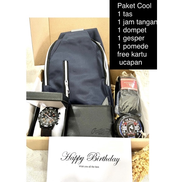 PRIA HAMPERS KADO GIFT BOX COWOK LELAKI ULANG TAHUN WISUDA BIRTHDAY GRADUATION NEW YEAR