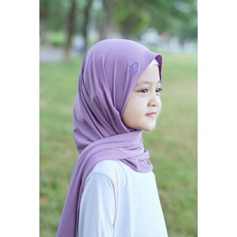 Pashmina Instan Jersey Anak Premium / Pashmina Anak Termurah / Pashmina Instan Termurah
