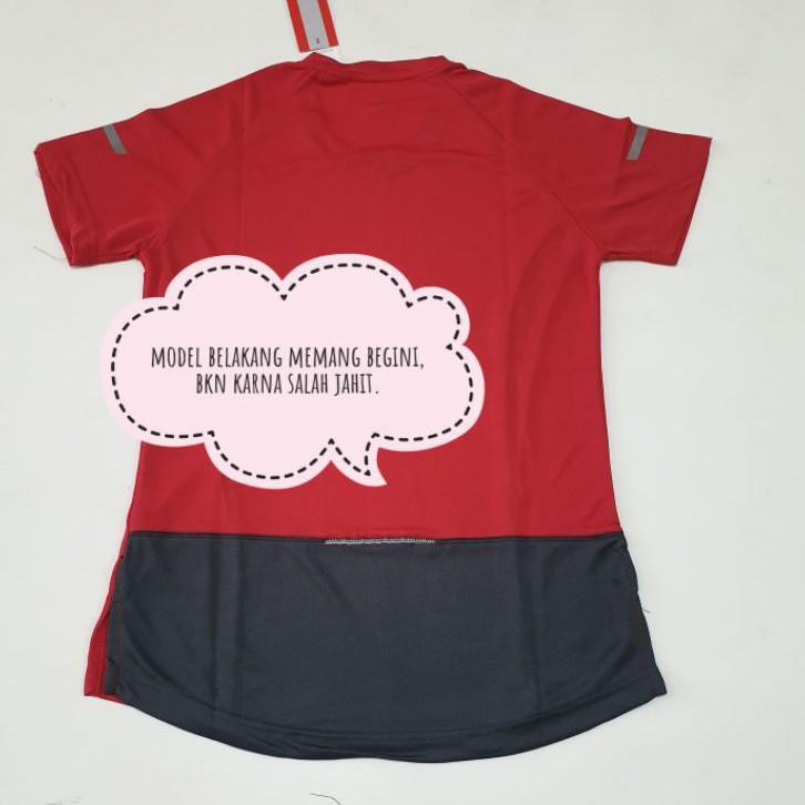 Ready stock PD90 Baju/kaos running olahraga gym fitness NB run02 #LADIES# VN Terbaru￣