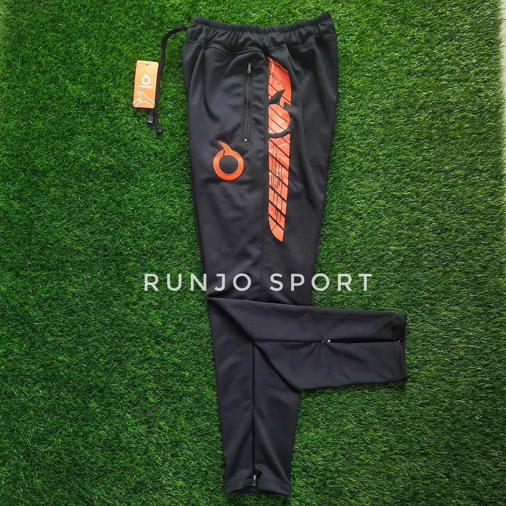 Trackpants Ortus Sweatpants Celana Joger Pants Training Panjang Hitam Pria Wanita