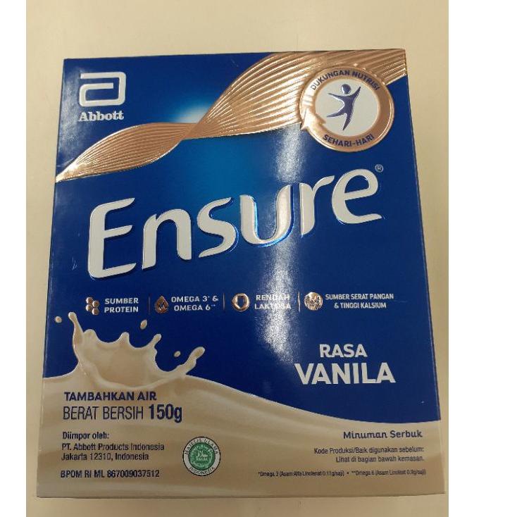 

Best Product Susu ENSURE Vanilla 150gr, 400gr (Exp October 23) lmmj677