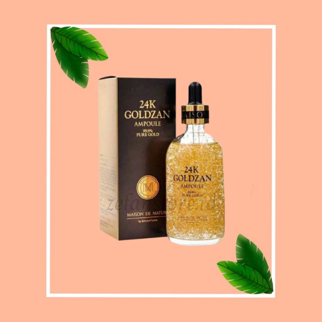 GOLDZAN AMPOULE SERUM WAJAH EMAS 24K / 100ML / BPOM