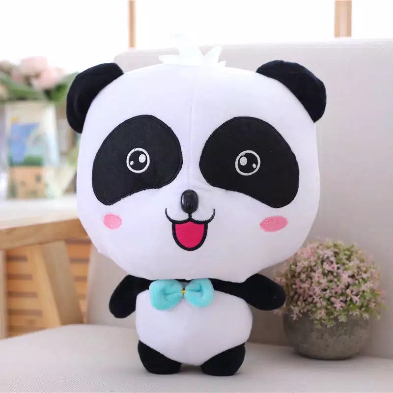 Boneka babybus / Boneka karakter panda kiky dan miu miu ukuran 35 cm