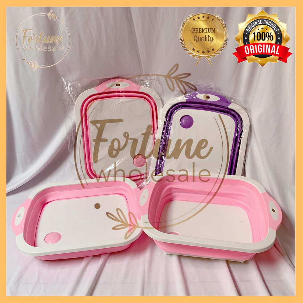 Talenan Multifungsi / Talenan Lipat / Talenan Plastik / Baskom Lipat / Talenan Lipat Multifungsi