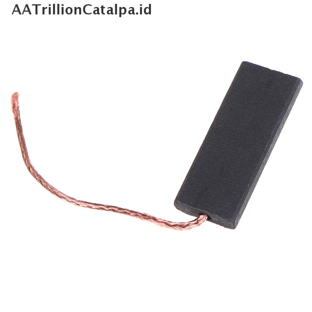 Aatrillioncatalpa 2pcs Sikat Karbon Warna Hitam Ukuran 5x13.5x40mm Untuk Mesin Cuci