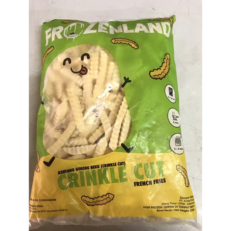 

Frozenland Crinckle cut 2,5kg