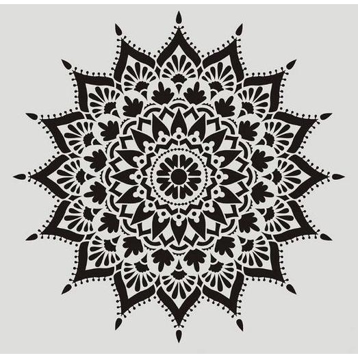 

Plastic Stencil - Stensil Dekorasi Motif_Mandala12