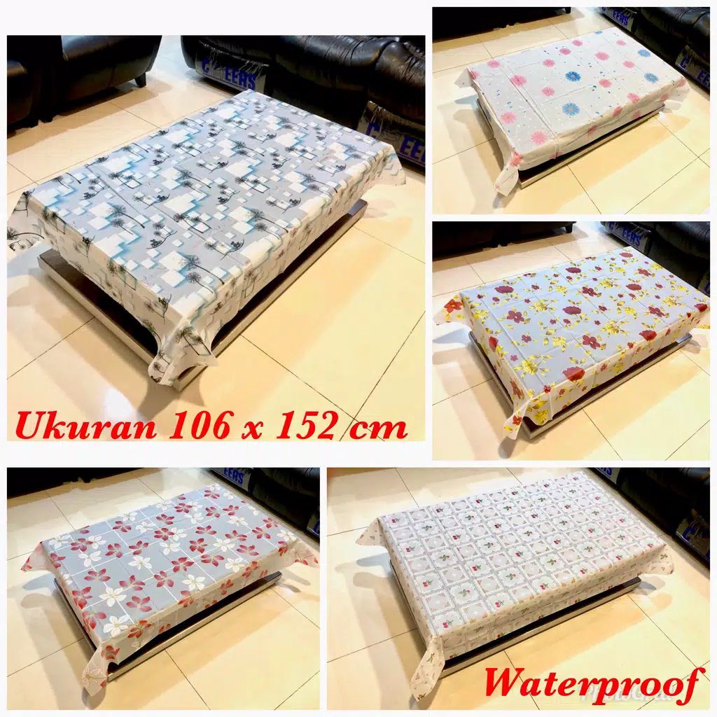 Taplak Meja Waterproof Motif Ukuran Standard Shopee 