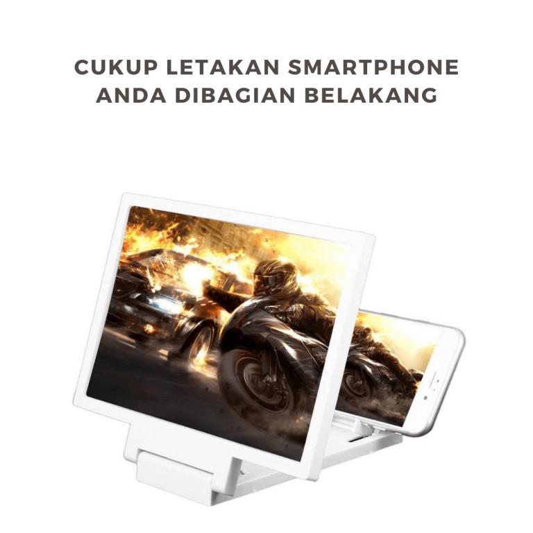 Phone screen magnifier Kaca pembesar layar HP enlarge Mobile Import