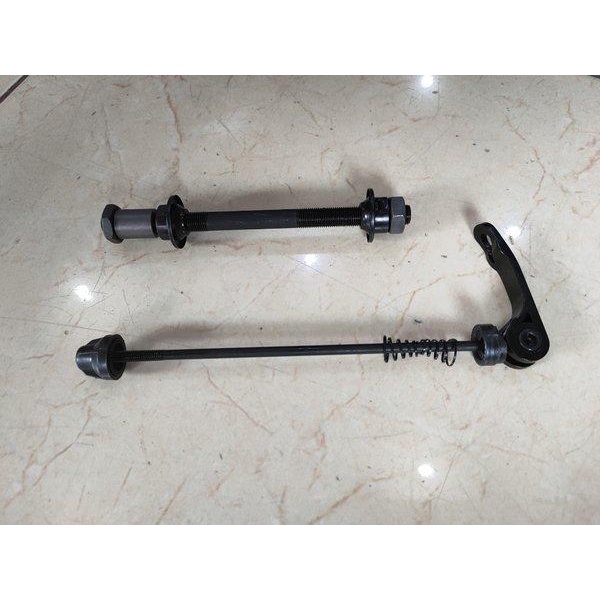 AS TRACK QR QUICK RELEASE BELAKANG SHIMANO HUB FREEHUB SEPEDA FEDERAL MTB BMX BALAP FIXIE LUBANG JAD