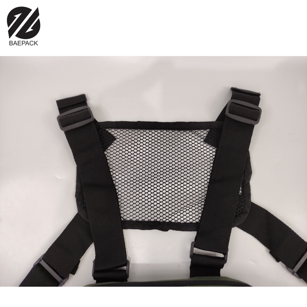 Tas Dada / Chest Bag dengan Lubang Headset Edgar baepack / Tas Untuk Pengendara Motor / original dan Premium / Cowok - Pria