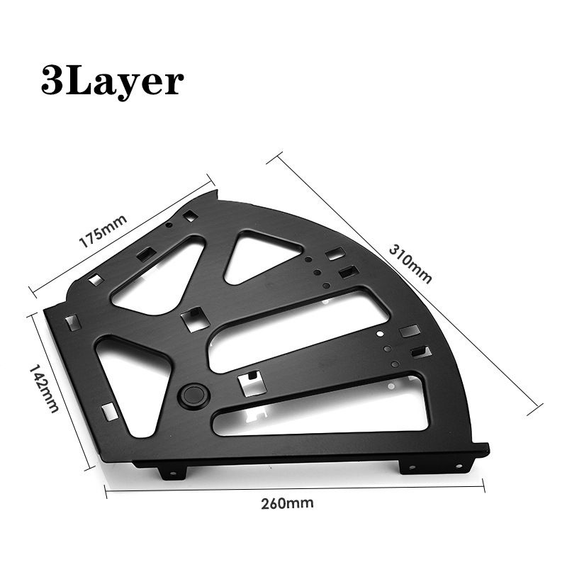 2pcs Braket Rak Sepatu Putar 1/2/3 Susun Engsel Rak Sepatu Alat Membuat Rak Sepatu Shoes Drawer Cabinet Hinges Frame