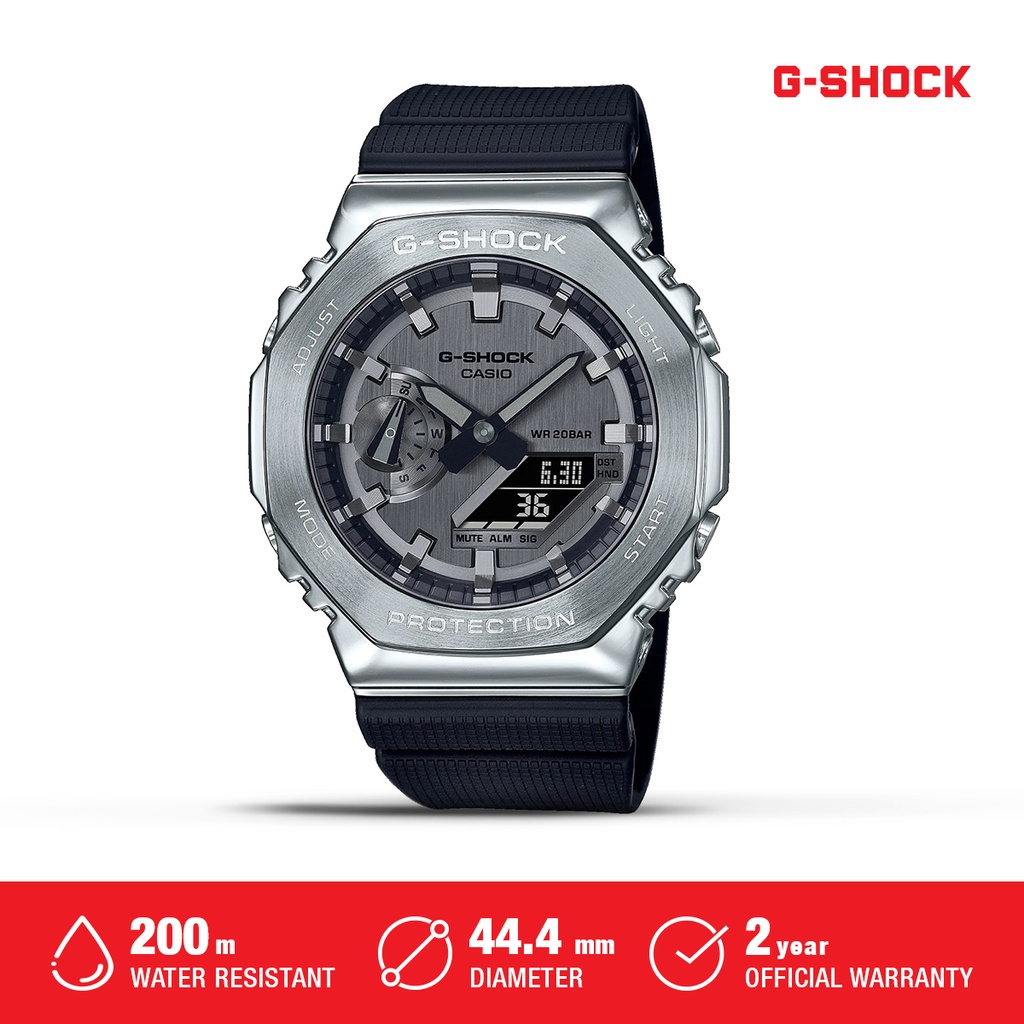 Casio G-Shock Jam Tangan Pria Analog Digital Original GM-2100-1ADR