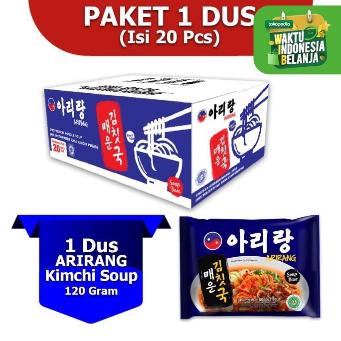 

ARIRANG SPICY KIMCHI NOODLE SOUP 120G (1 DUS = 20 PCS HARGA GROSIR)