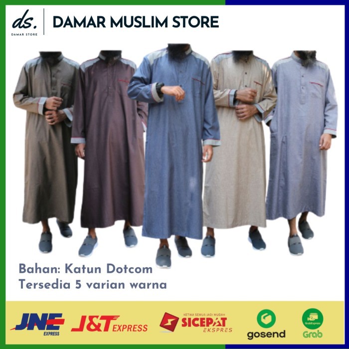 Jubah gamis pria muslim al hijaz exclusive
