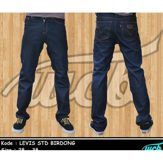 celana jeans levis biru dongker standar/regular "HARGA PROMO"