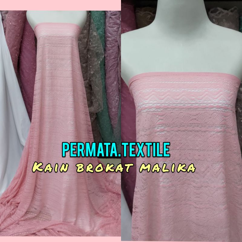 Kain Brokat lace / Brokat malika lembut / Bahan buat hari LEBARAN