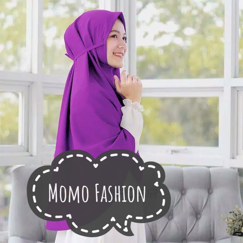 Khimar / Hijab Instan TALI non PET PINGUIN JUMBO Wolfis Grade A