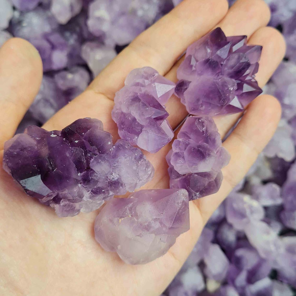 RAW CRYSTAL AMETHYST 100gram BATU KRISTAL ALAM