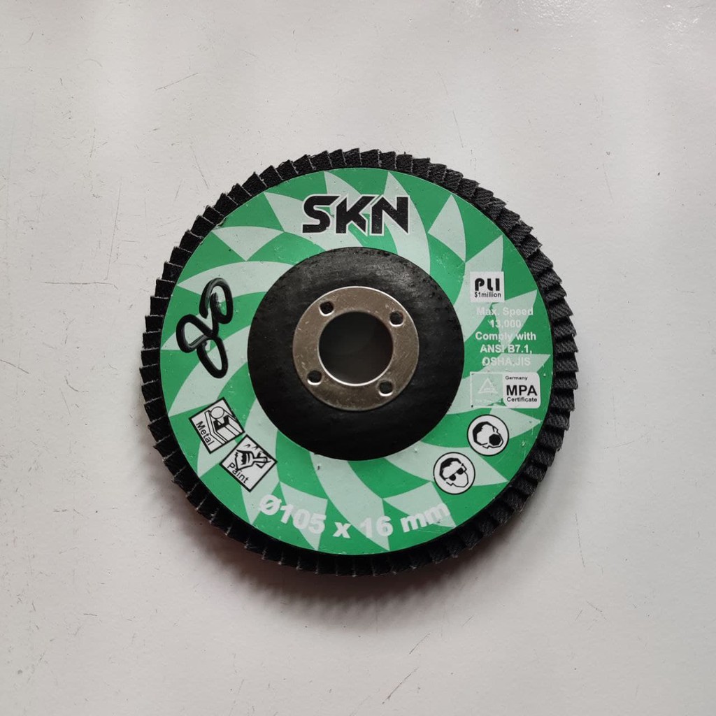 Amplas Susun Tumpuk Mata Gerinda Gurinda Besi Fleksibel Flexibel Flap Sanding Disc Grit 80