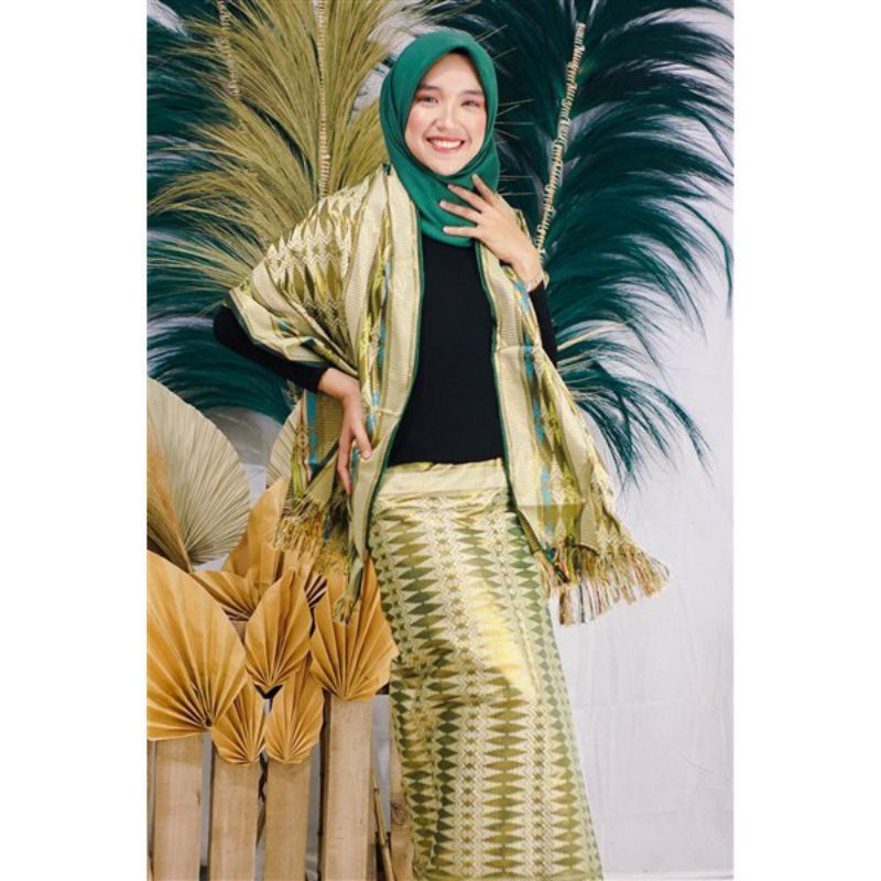 Rok songket selendang//rok lilit songket//rok songket jadi//rok span songekt