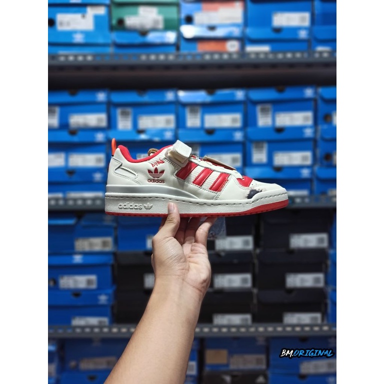 Adidas Forum Low 84 x Home Alone Off White Red ORIGINAL GZ4378