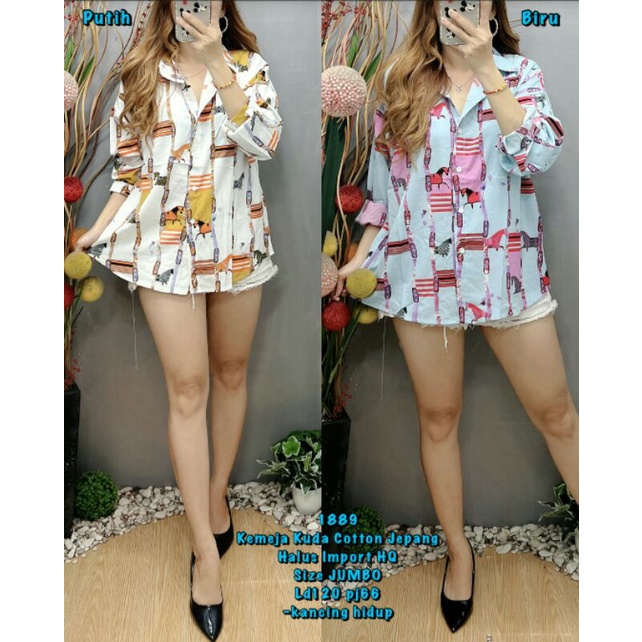 kemeja kuda jepang halus