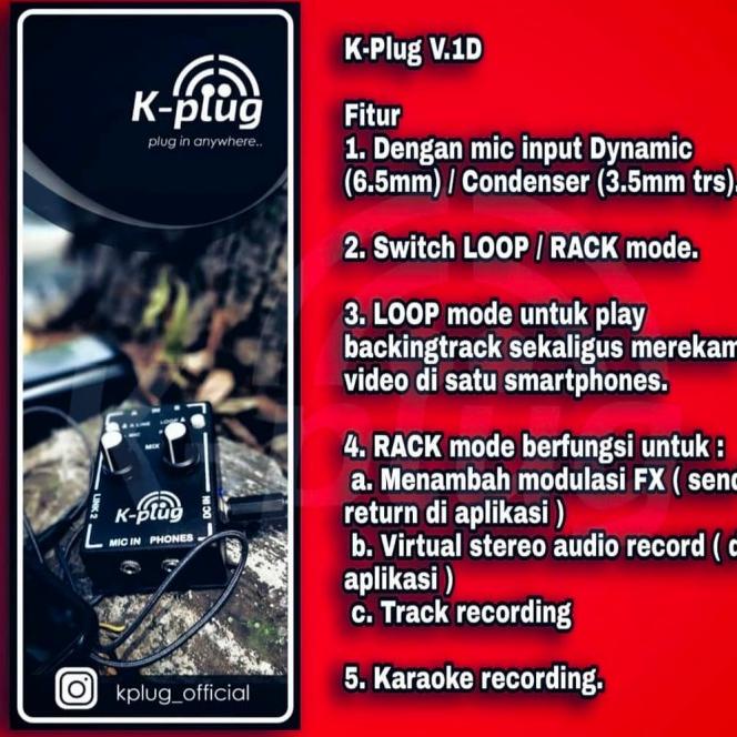 K-PLUG INSTRUMENT RECORDING V1D