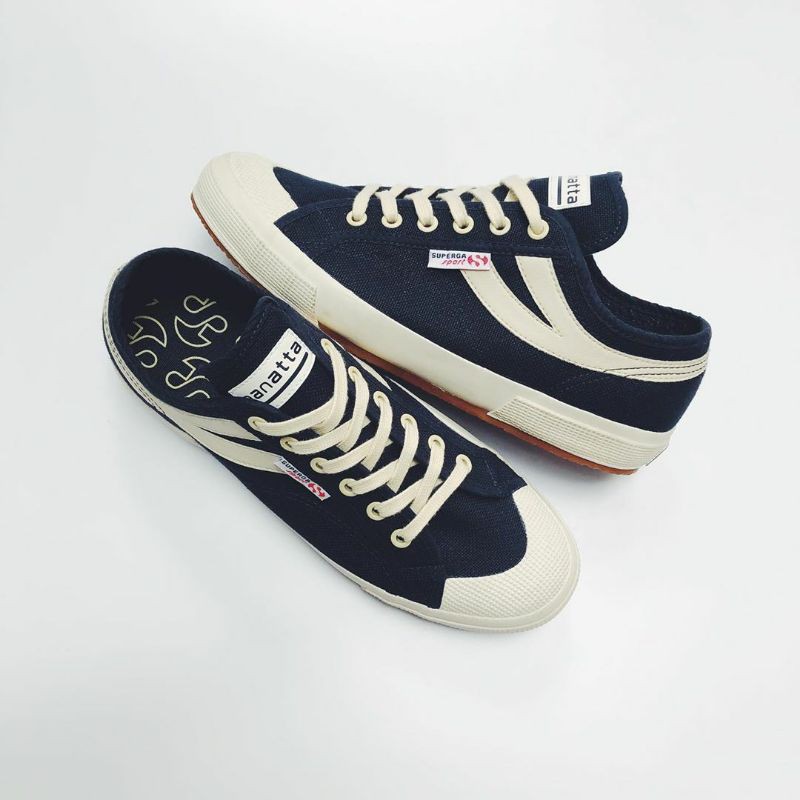SUPERGA 2750 COTU PANATTA ECRU NAVY/WHITE