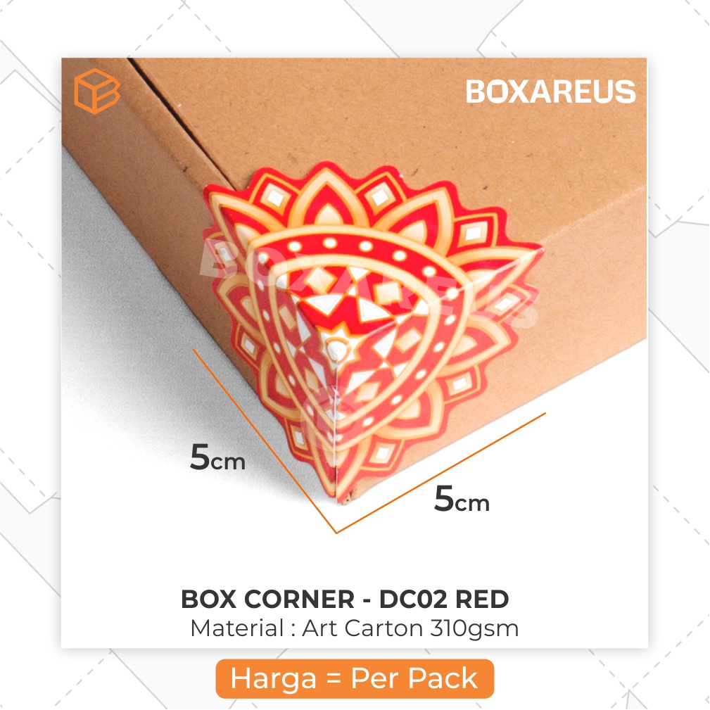 Aksesoris Box Dekorasi Packaging Hiasan Sudut Dus Kardus Decor BOX CORNER | DC