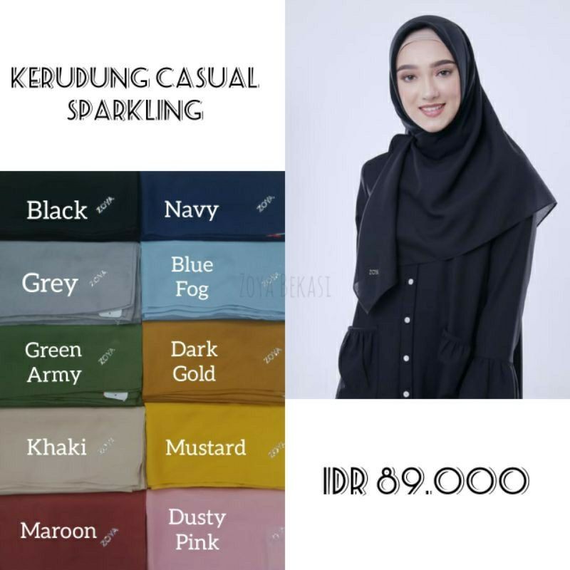 ZOYA - KERUDUNG CASUAL SPARKLING