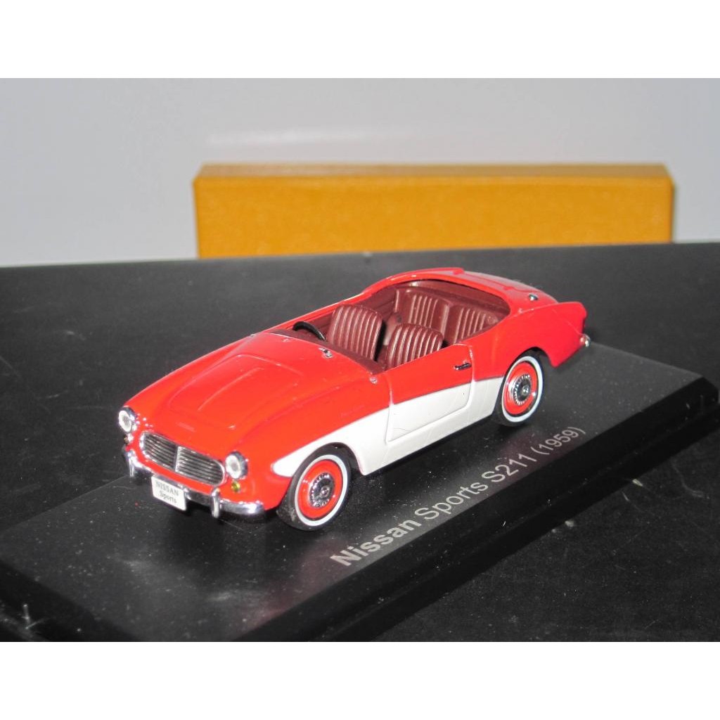 Diecast Nissan Sport S211 (1959) 1:43 Original Japan Merk Norev