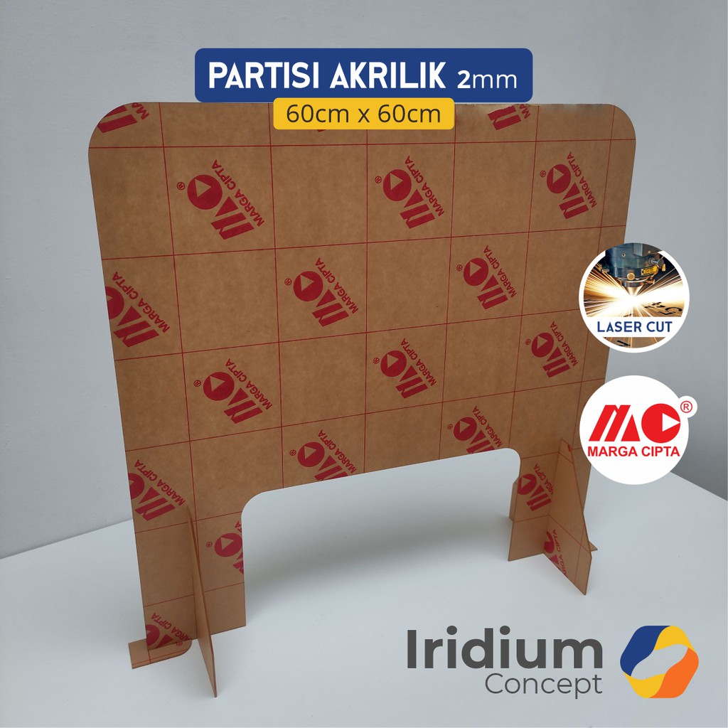 

Partisi Meja Akrilik 2mm 60cm / sekat pembatas sekolah 2 mm 60 cm / acrylic devider