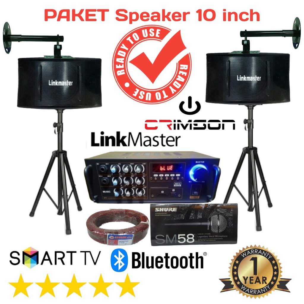 PAKET SOUND KARAOKE LINKMASTER 10 INCH MURAH MERIAH