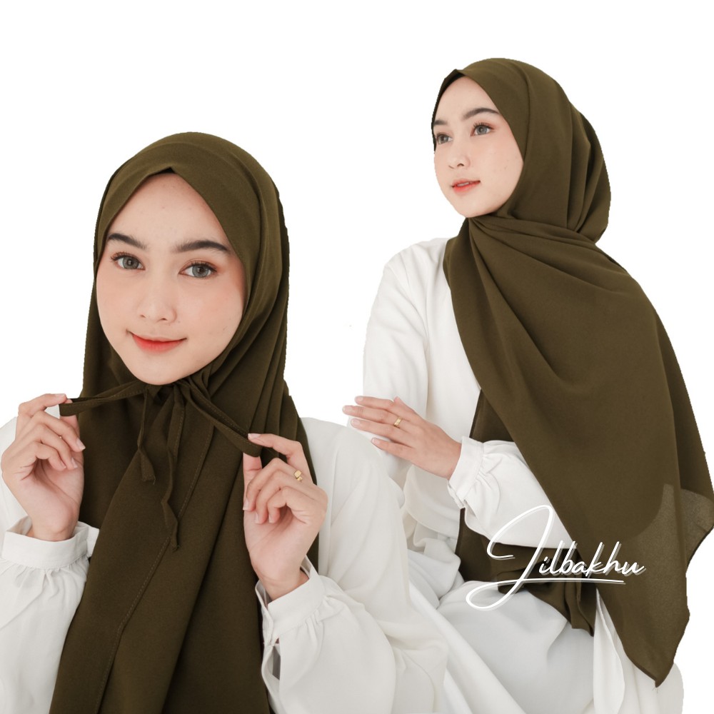 Jilbab pashmina Tali diamon lebih panjang 175x75